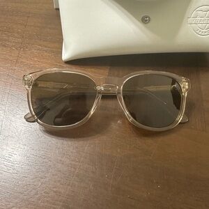 Vuarnet Champagne Sunglasses with Brown Lenses
